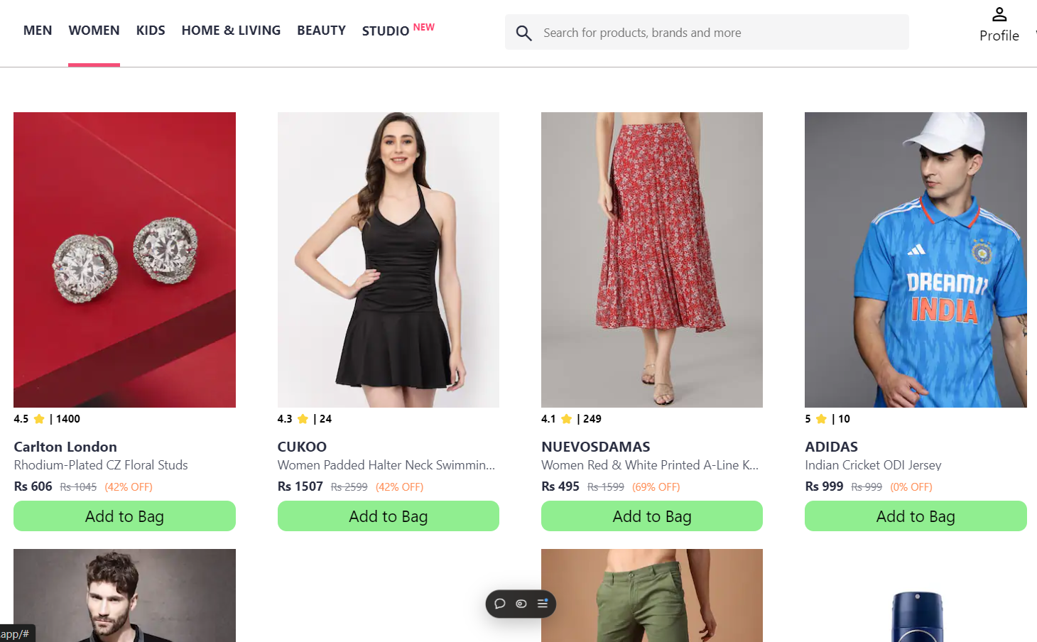 myntra-functional